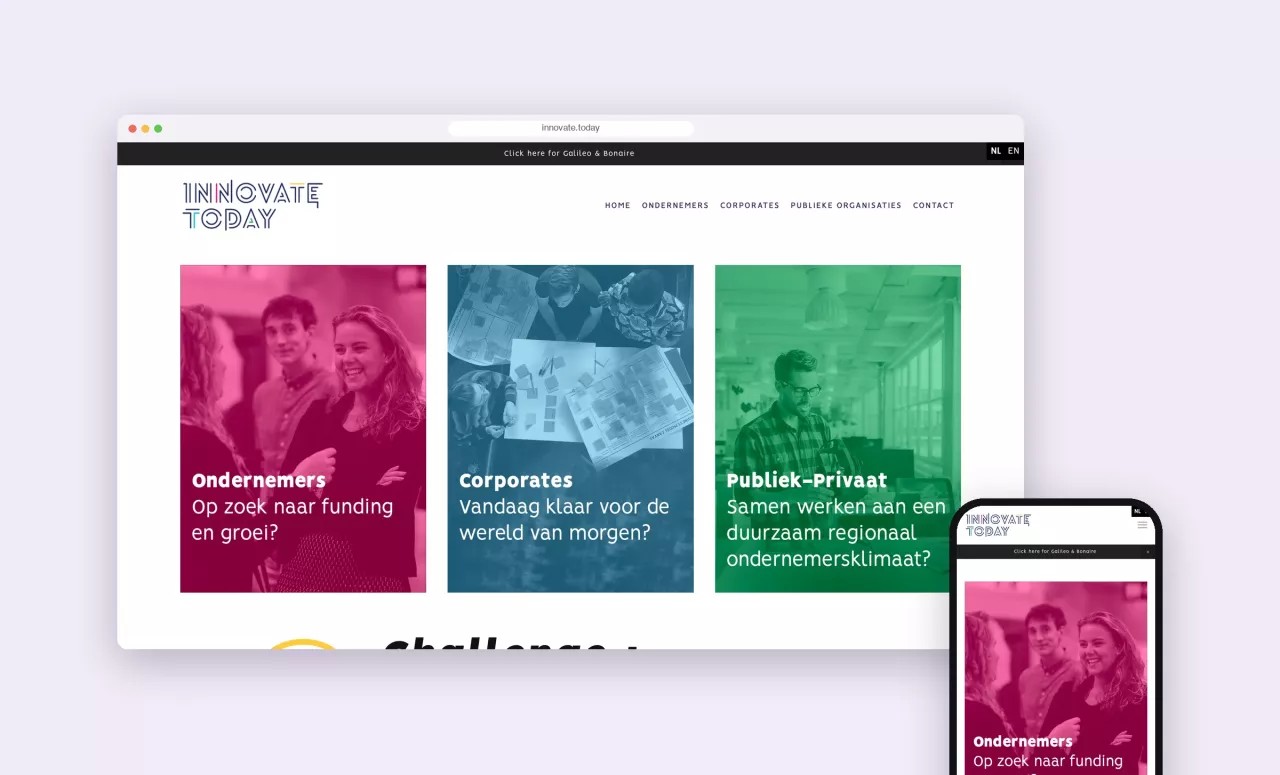 Innovate Today: Huisstijl en website